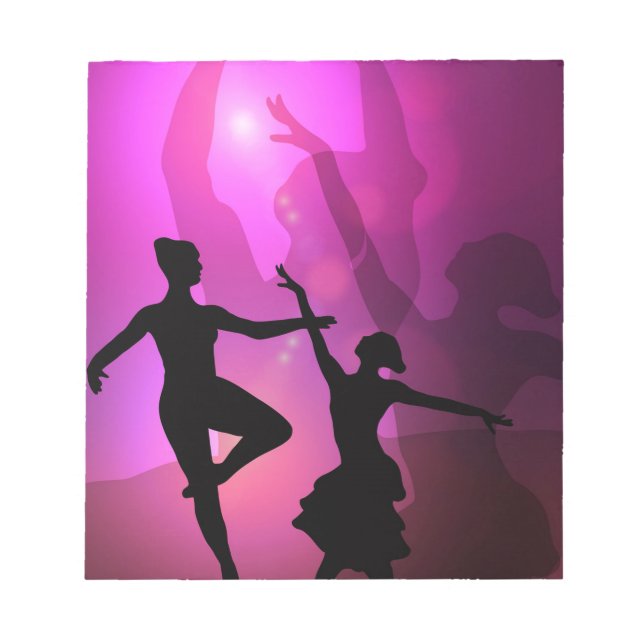 Bloco De Notas Bailarinos de Ballet (Frente)