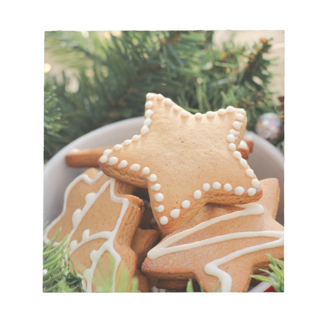 Bloco De Notas Baking de Natal (Frente)