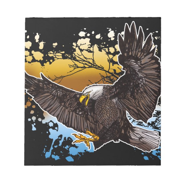 Bloco De Notas Bald Eagle (Frente)