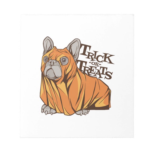 Bloco De Notas Baldes de Halloween (Frente)