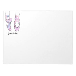 Bloco De Notas Balé Personalizado Ballerina