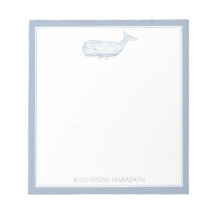 Baleia Azul Aquarela Costeira Personalizada