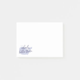 Bloco De Notas Baleia Azul, Olá, Notas Postadas