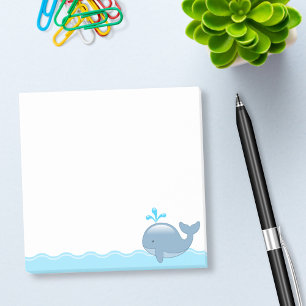 Bloco De Notas Baleia carnudo bonito dos desenhos animados