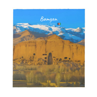 Bloco De Notas Bamyan, Afeganistão - Vale do Penhasco de Buda