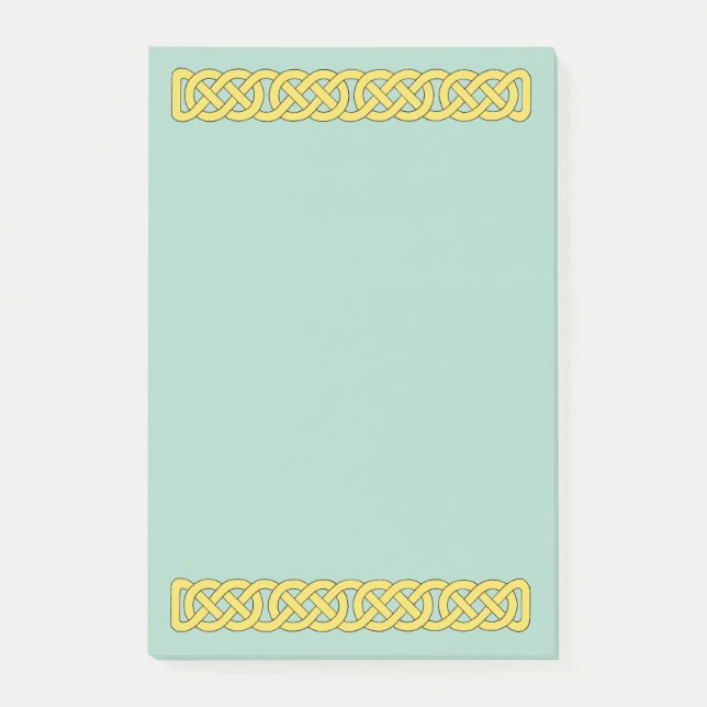 Bloco De Notas Banda Celtic Knotwork (Frente)