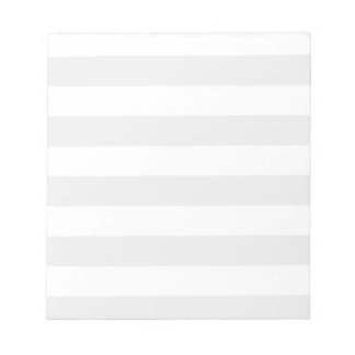 Bloco De Notas Bandas - Cinzas brancas e leves