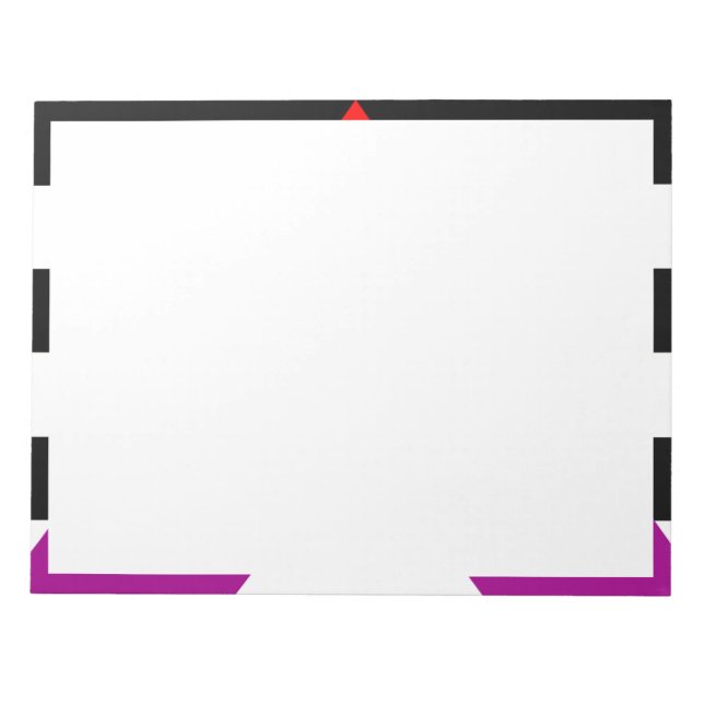 Bloco De Notas Bandeira Aliada LGBTQ+ (Frente)