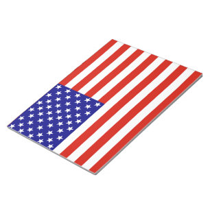 BLOCO DE NOTAS BANDEIRA AMERICANA