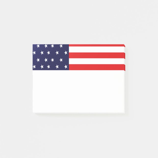 Bloco De Notas Bandeira Americana (Frente)