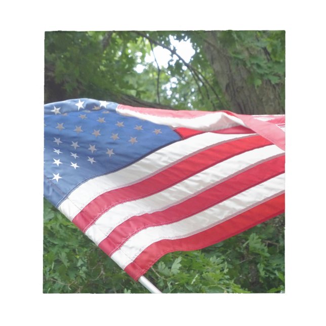 Bloco De Notas Bandeira Americana (Frente)