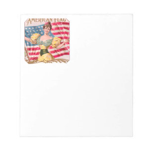 Bloco De Notas Bandeira Americana Forte Liberdade