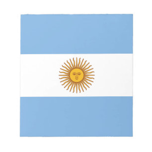 Bloco De Notas Bandeira argentina patriótica