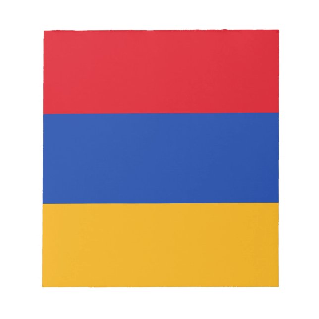 Bloco De Notas Bandeira Armênio Patriótica (Frente)