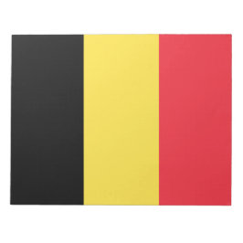 Bloco De Notas Bandeira belga