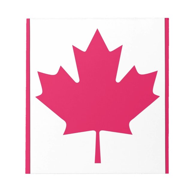 Bloco De Notas Bandeira canadense (Frente)