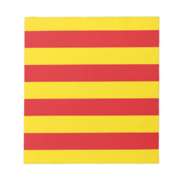 Bloco De Notas Bandeira Catalã