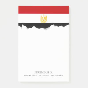 Bloco De Notas Bandeira clássica de Egipto