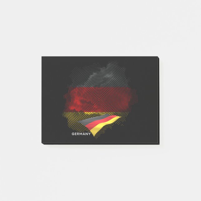 Bloco De Notas bandeira da Alemanha (Frente)