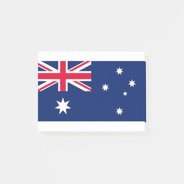 Bloco De Notas Bandeira da Austrália (Frente)