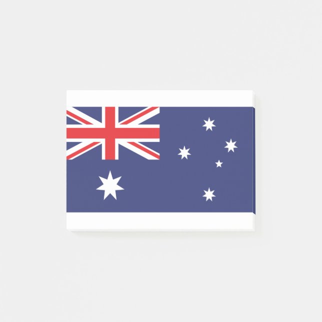 Bloco De Notas Bandeira da Austrália (Frente)