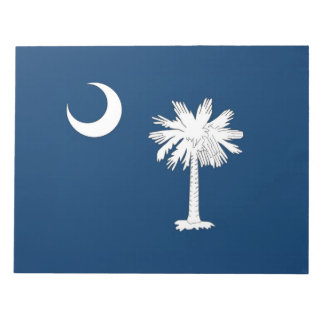 Bloco De Notas Bandeira da Carolina do Sul