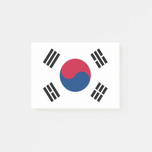 Bloco De Notas Bandeira da Coreia do Sul