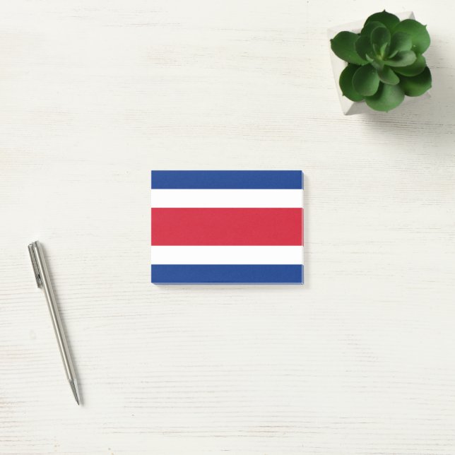 Bloco De Notas bandeira da Costa Rica (Escritótio)