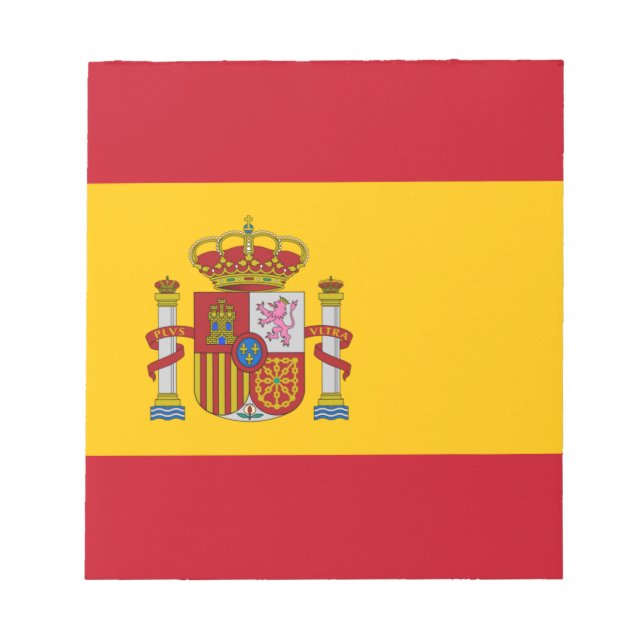 Bloco De Notas Bandeira da Espanha (Frente)