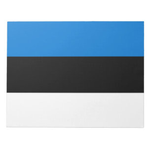 Bloco De Notas Bandeira da Estônia