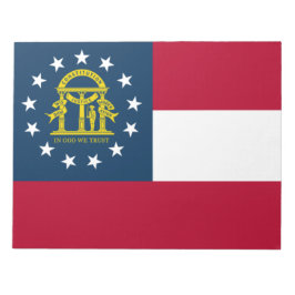 Bloco De Notas Bandeira da Geórgia (Estado dos EUA)