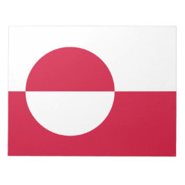 Bloco De Notas Bandeira da Gronelândia