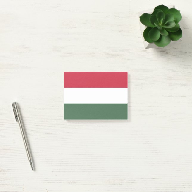 Bloco De Notas Bandeira da Hungria (Escritótio)
