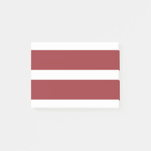 Bloco De Notas Bandeira da Letónia