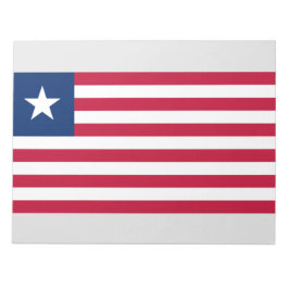 Bloco De Notas Bandeira da Libéria (Libéria)