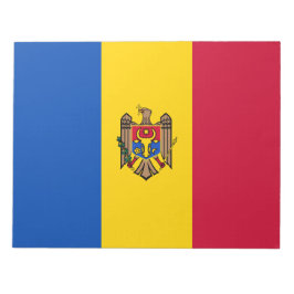 Bloco De Notas Bandeira da Moldávia