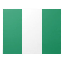 Bloco De Notas Bandeira da Nigéria