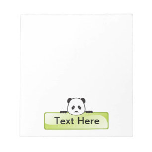 Bloco De Notas Bandeira da panda