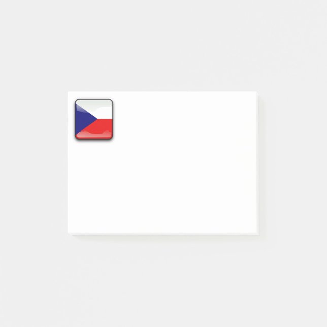 Bloco De Notas Bandeira da República Checa (Frente)