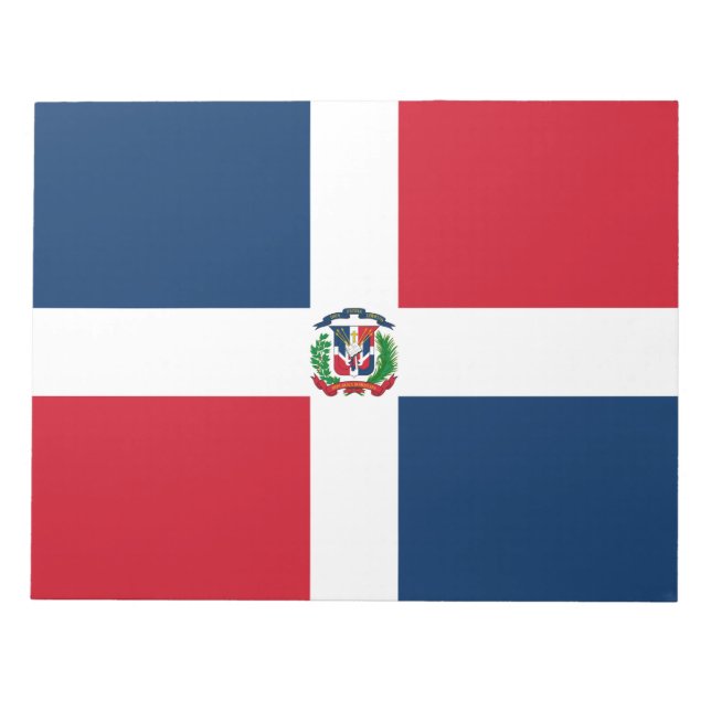 Bloco De Notas Bandeira da República Dominicana (Frente)