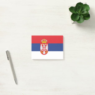 Bloco De Notas Bandeira da Sérvia