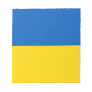 Bloco De Notas Bandeira da Ucrânia