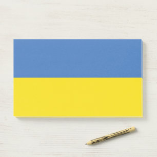 Bloco De Notas Bandeira da Ucrânia, Ucraniano Слава Україні Slava