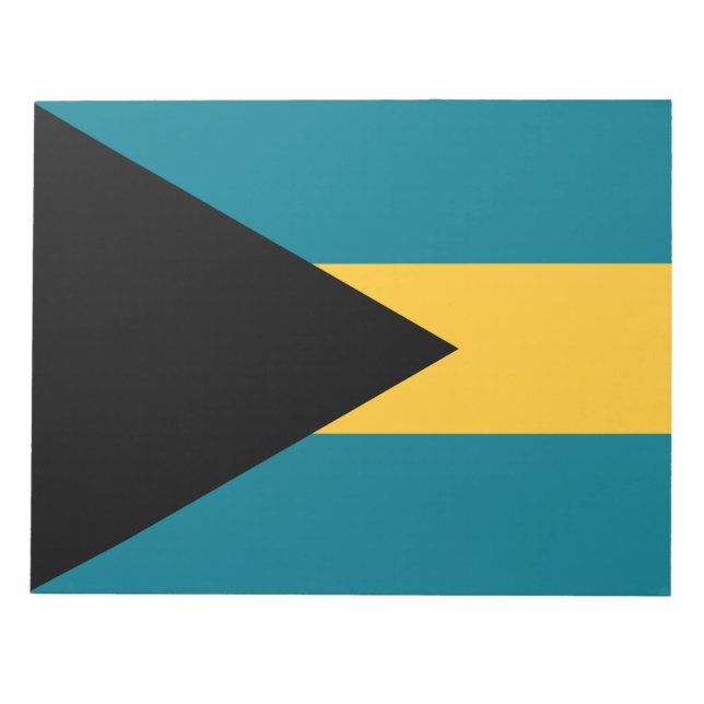 Bloco De Notas Bandeira das Baamas (Frente)
