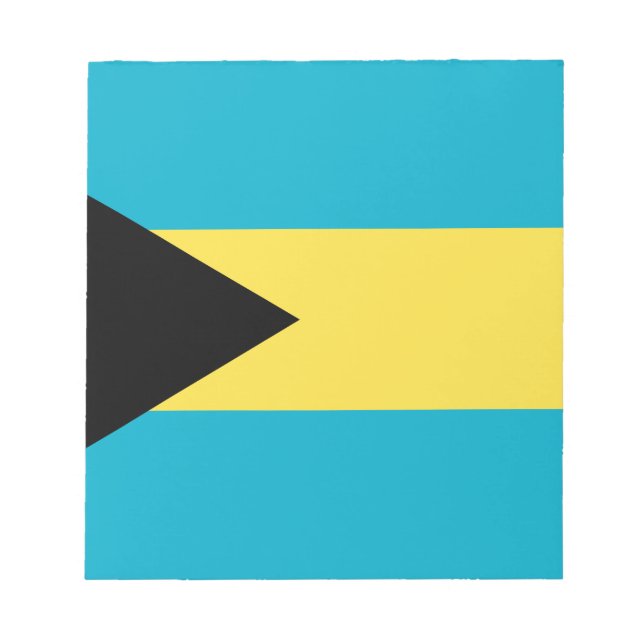Bloco De Notas Bandeira das Bahamas (Frente)