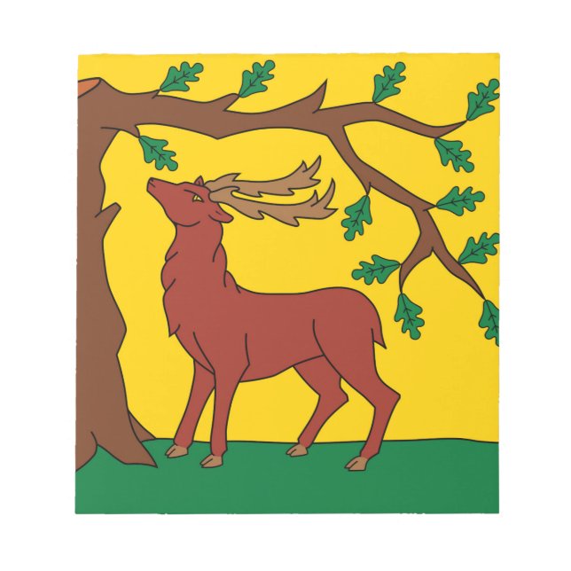Bloco De Notas Bandeira de Berkshire (Reino Unido) (Frente)
