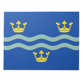 Bloco De Notas Bandeira de Cambridgeshire (distrito do Reino Unid