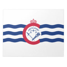 Bloco De Notas Bandeira de Cincinnati (Ohio)