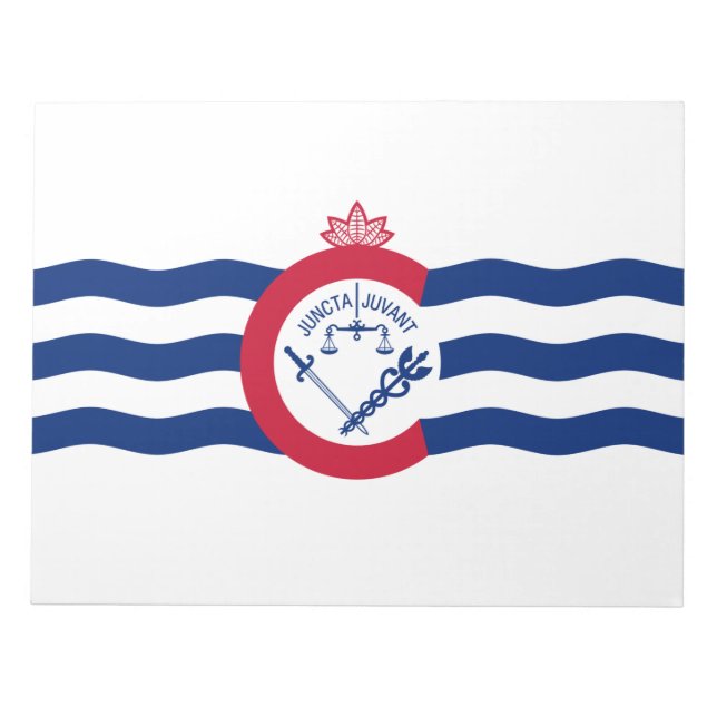 Bloco De Notas Bandeira de Cincinnati (Ohio) (Frente)