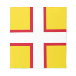 Bloco De Notas Bandeira de Dorset (condado do Reino Unido)